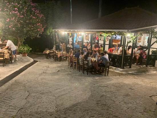 Local village taverna near Katouna, Lefkada